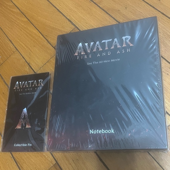Avatar BUNDLE 2025 Fire and Ash Ticket, Posters, Pin, Notebook Friend Fam NEW - Picture 3 of 12